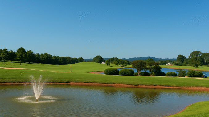 Toqua Golf Course near Tellico Lake